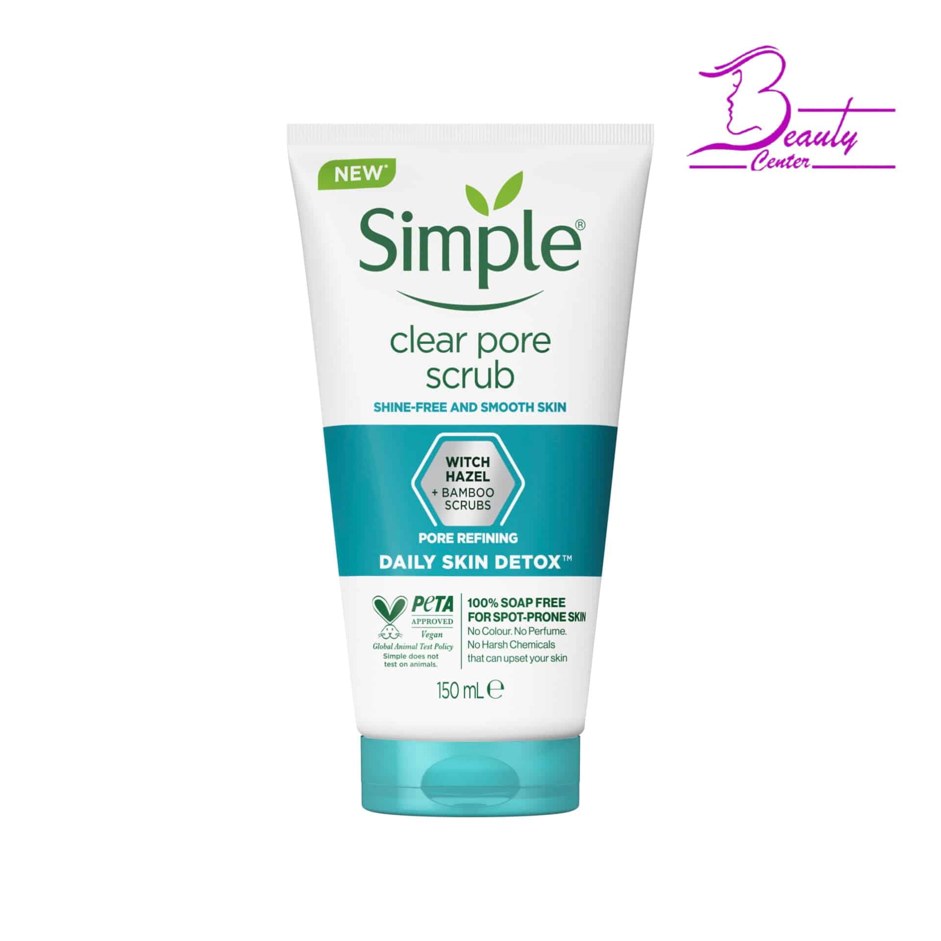 اسکراب پوست چرب clear pore سیمپل اسکراب پوست چرب clear pore سیمپل