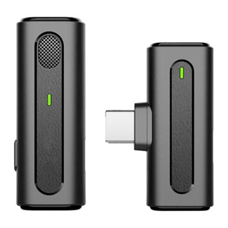 1705558868_tugxlfahf میکروفون یقه ای بی سیم K-91 + تبدیل Type-C to Lightning