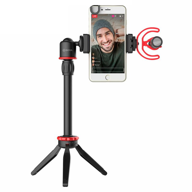 Boya-BY-VG330-Universal-Smartphone-Video-Kit-7376 کیت فیلم برداری و صدابرداری Boya BY-VG330
