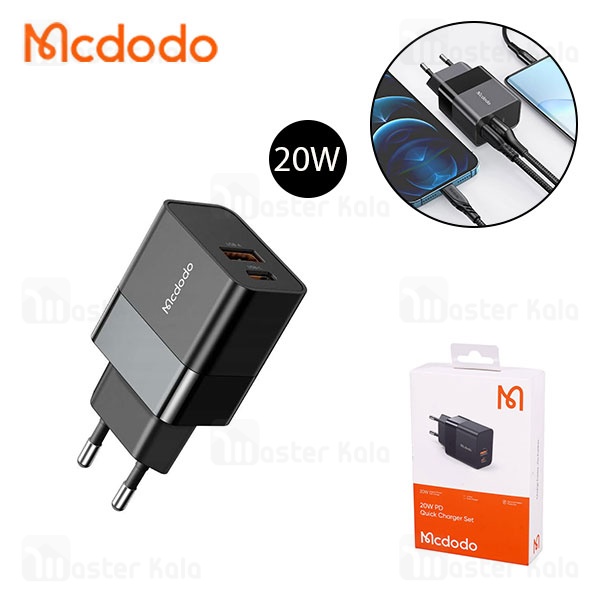 شارژر دیواری مک دودو Mcdodo CH-1952 توان 20 وات شارژر دیواری مک دودو Mcdodo CH-1952 توان 20 وات