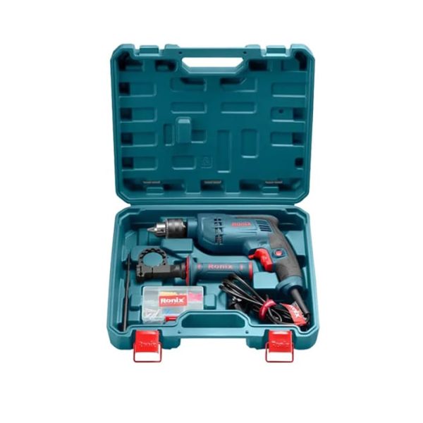 کیت دریل چکشی رونیکس 750 وات مدل RS-0005